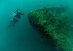 Wreck Dicing off the cost of Coron